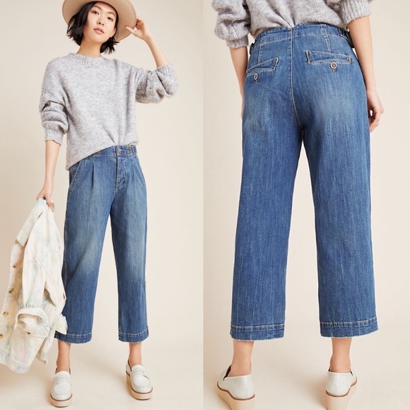 Anthropologie Pilcro Ultra High Rise Relaxed Jeans - Picture 1 of 11